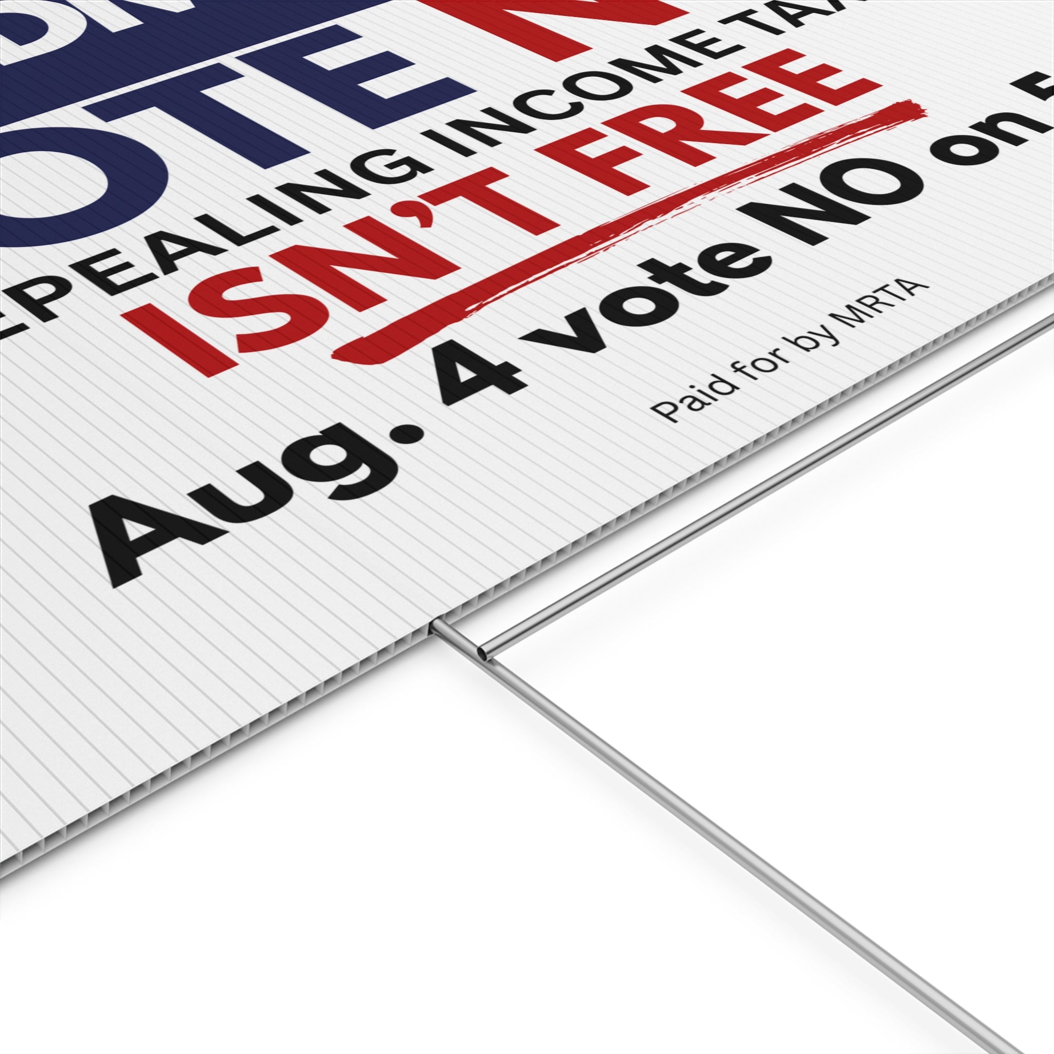 Vote NO on 5 Yard Sign