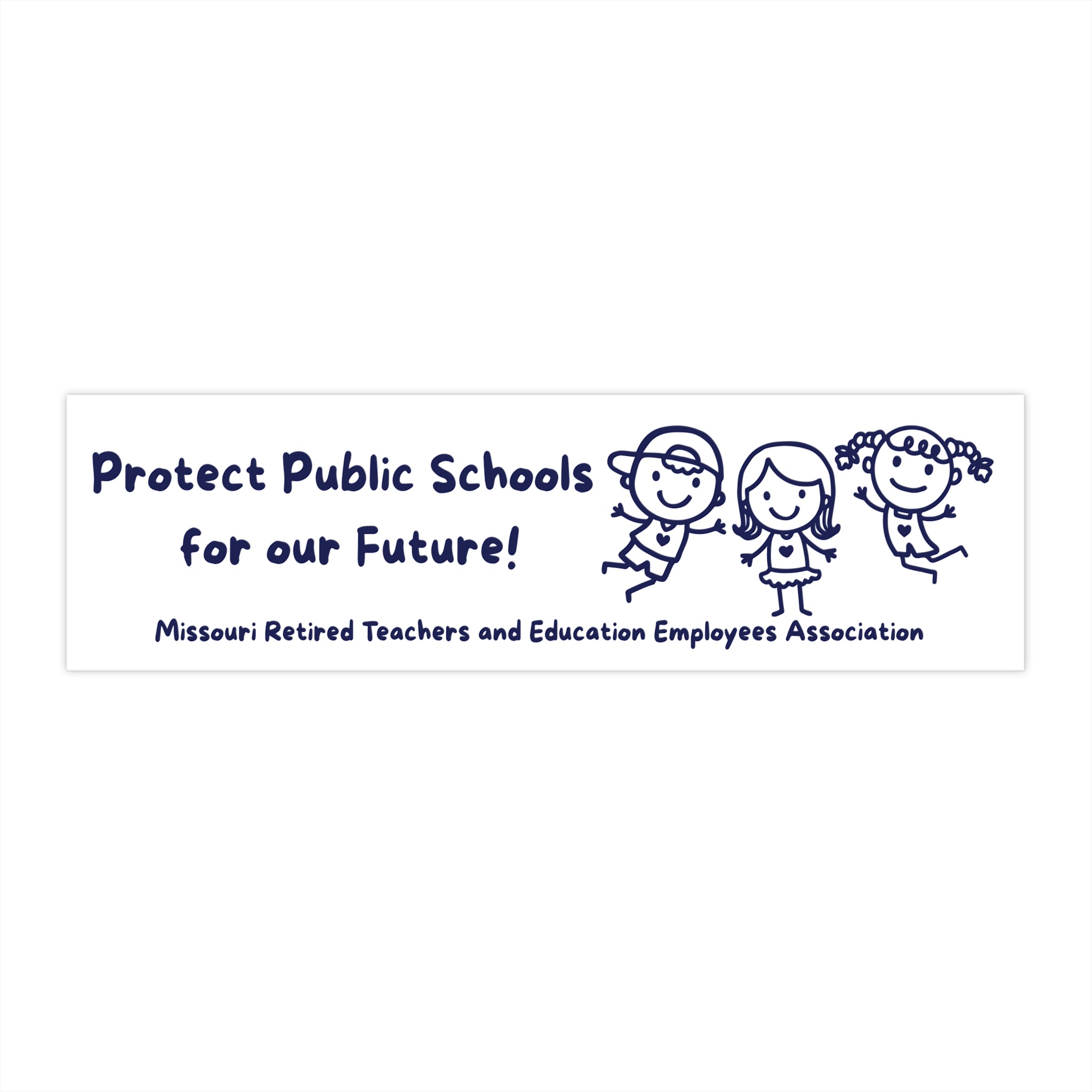 Protect Public Schools Bumper Sticker — Support Missouri Teachers & Education
