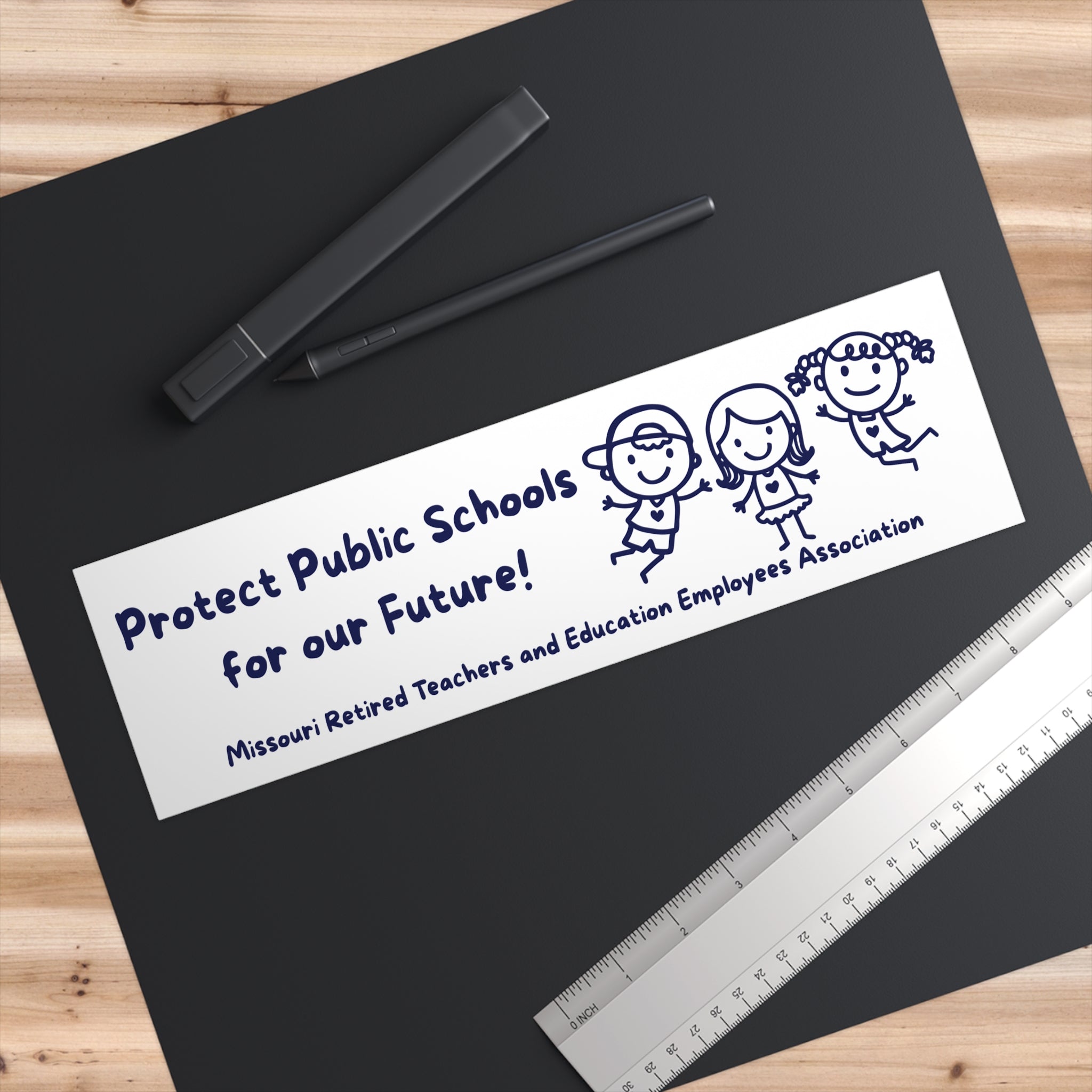 Protect Public Schools Bumper Sticker — Support Missouri Teachers & Education